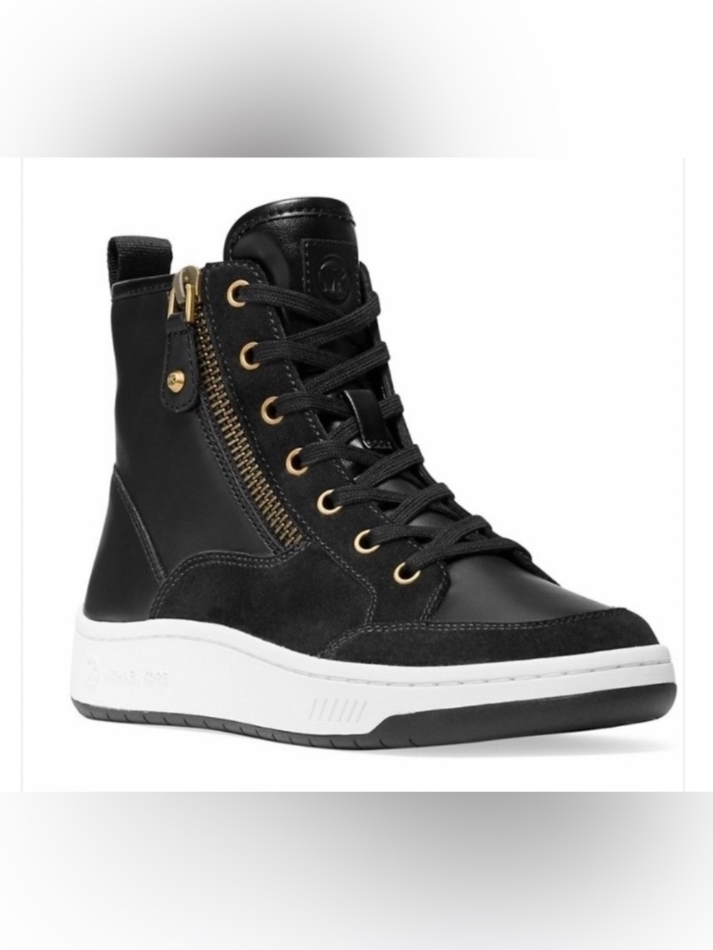 Michael Kors Shea High Top Leather Sneakers Sz 6.5